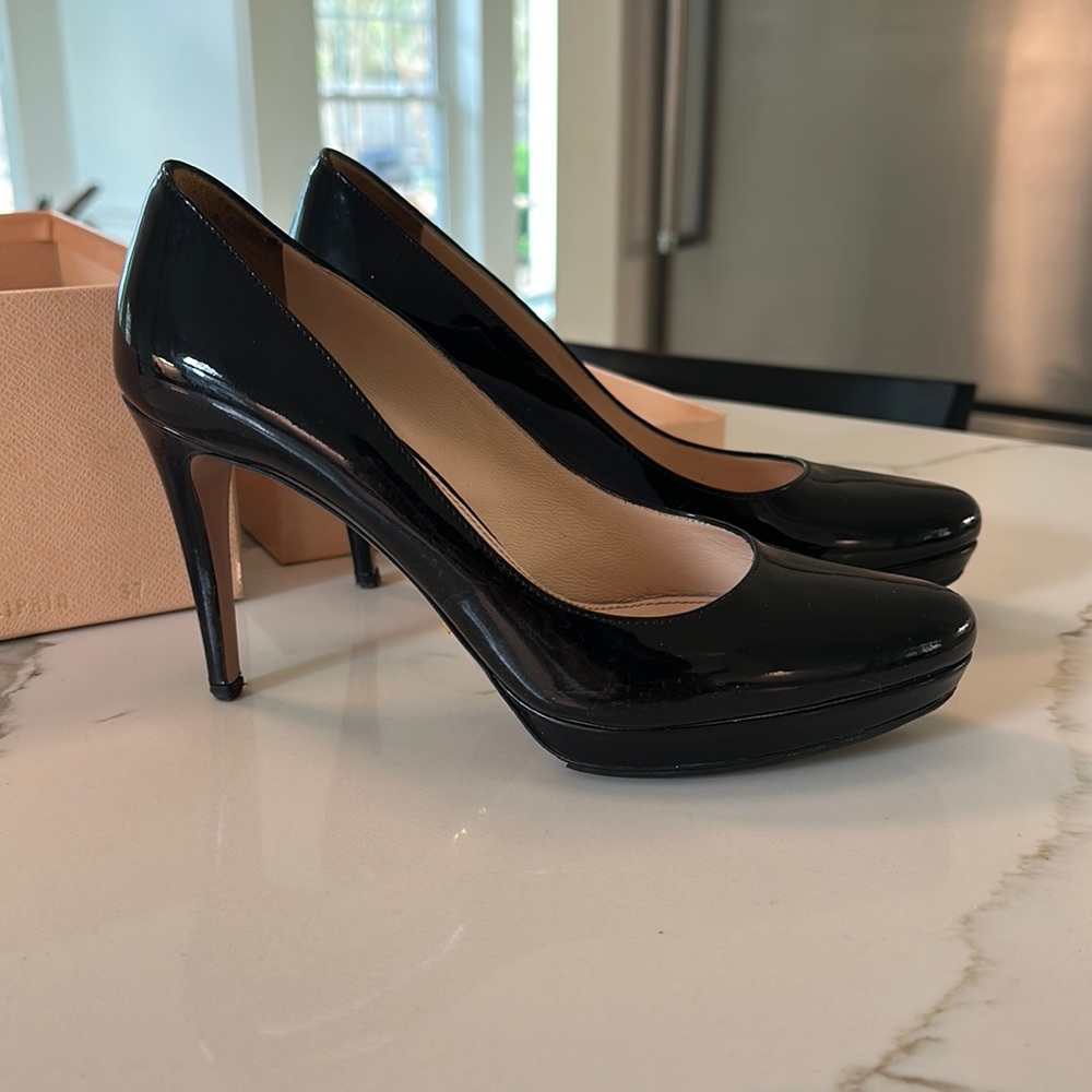 Prada Patent Leather Pump Heels